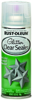 RUST-OLEUM 267736 Multi-Surface Glitter Spray Paint, Clear, 10.25 oz Aerosol