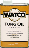 WATCO 266634 Tung Oil, Natural, 1 qt Can