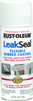 RUST-OLEUM LeakSeal 267970 Flexible Sealer White, 12 oz Aerosol Can