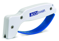 ACCUSHARP 001C Knife Sharpener, Tungsten Carbide, Plastic Handle