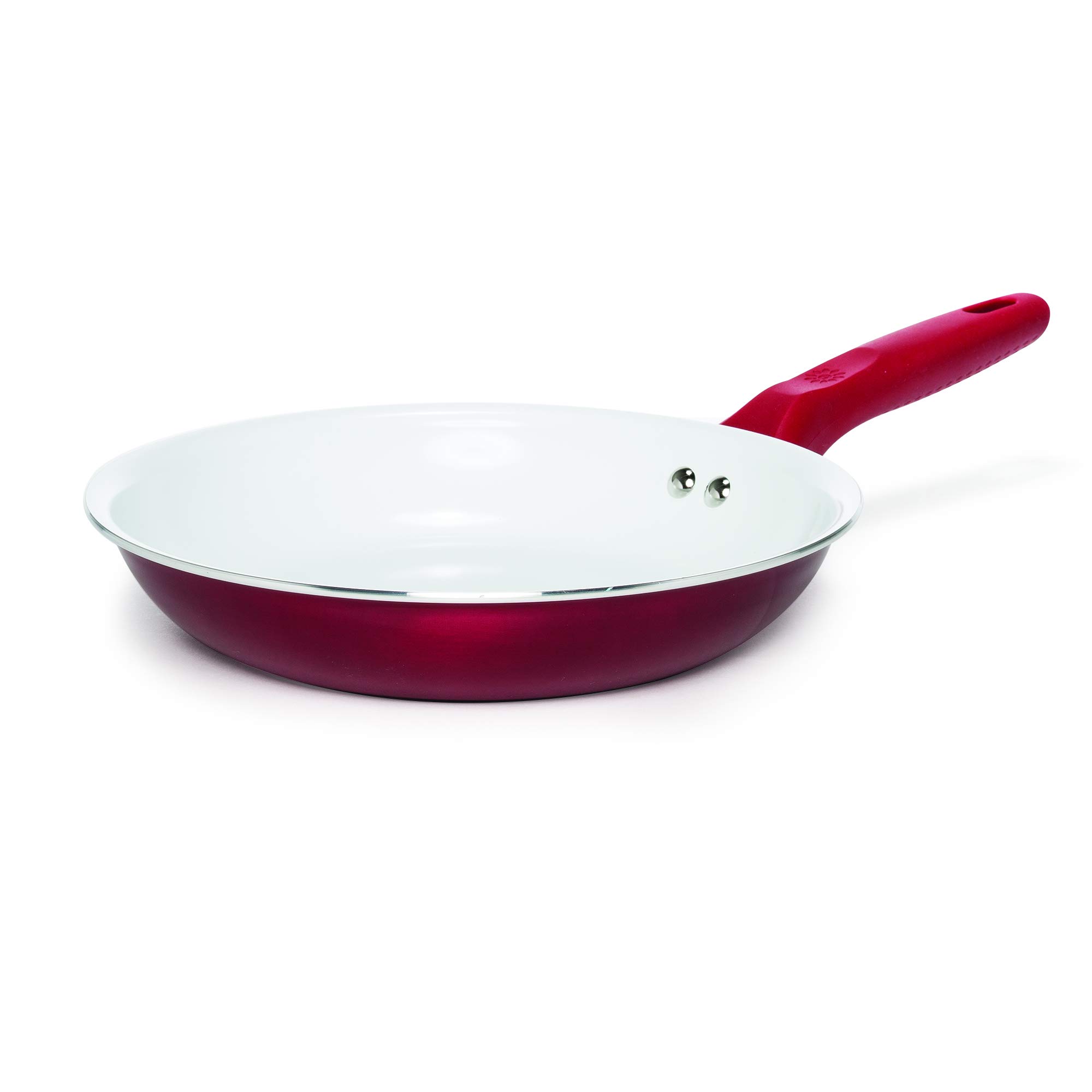 9.5" NON STICK FRY PAN RED