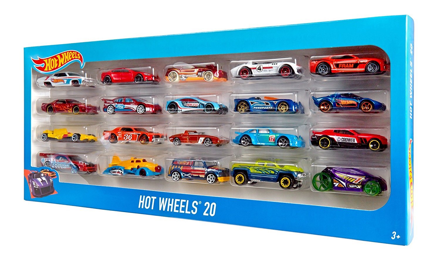 HOT WHEELS 20-CARS GIFT PACK