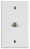 Zenith VW1001WJ1W Wallplate, White