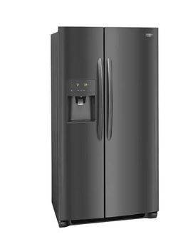 Frigidaire Gallery 25.5 Cu. Ft. Side-by-Side Refrigerator | Black Stainless