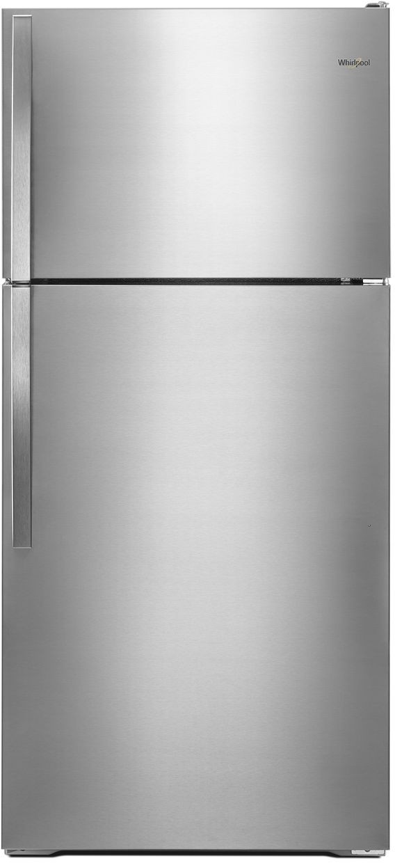 Whirlpool 14 cu. ft. Top Freezer Refrigerator | Stainless Steel