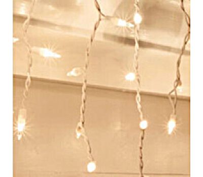 Hometown Holidays 1762-22/12 Icicle Light Set |100-Lamp | Clear Light | 7 Ft