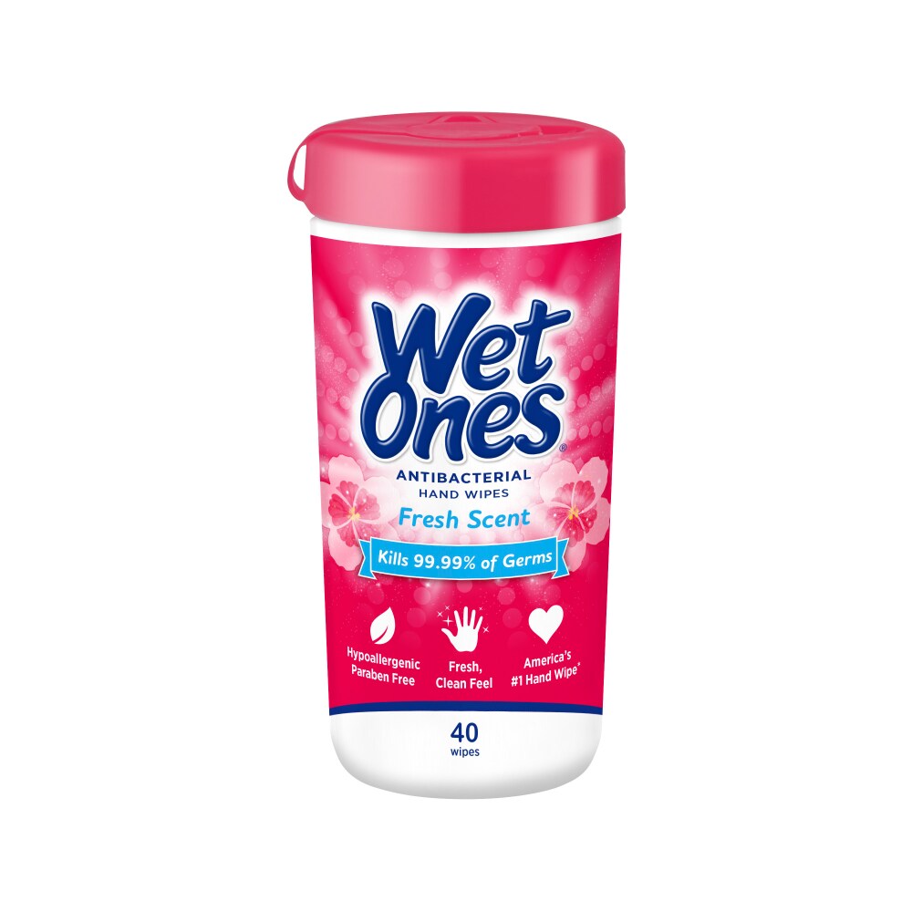 WET ONES ANTIB HAND WIPES 40CT