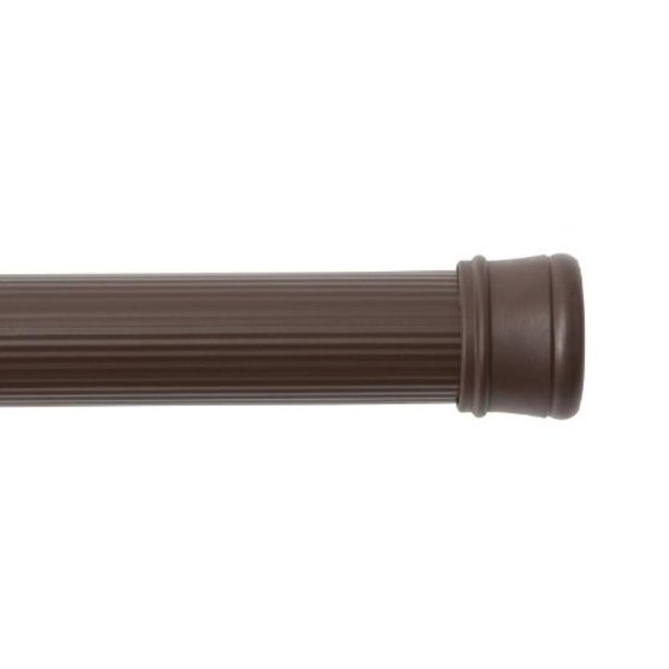 Kenney Chocolate 42" x 72" Tension Shower Curtain Rod