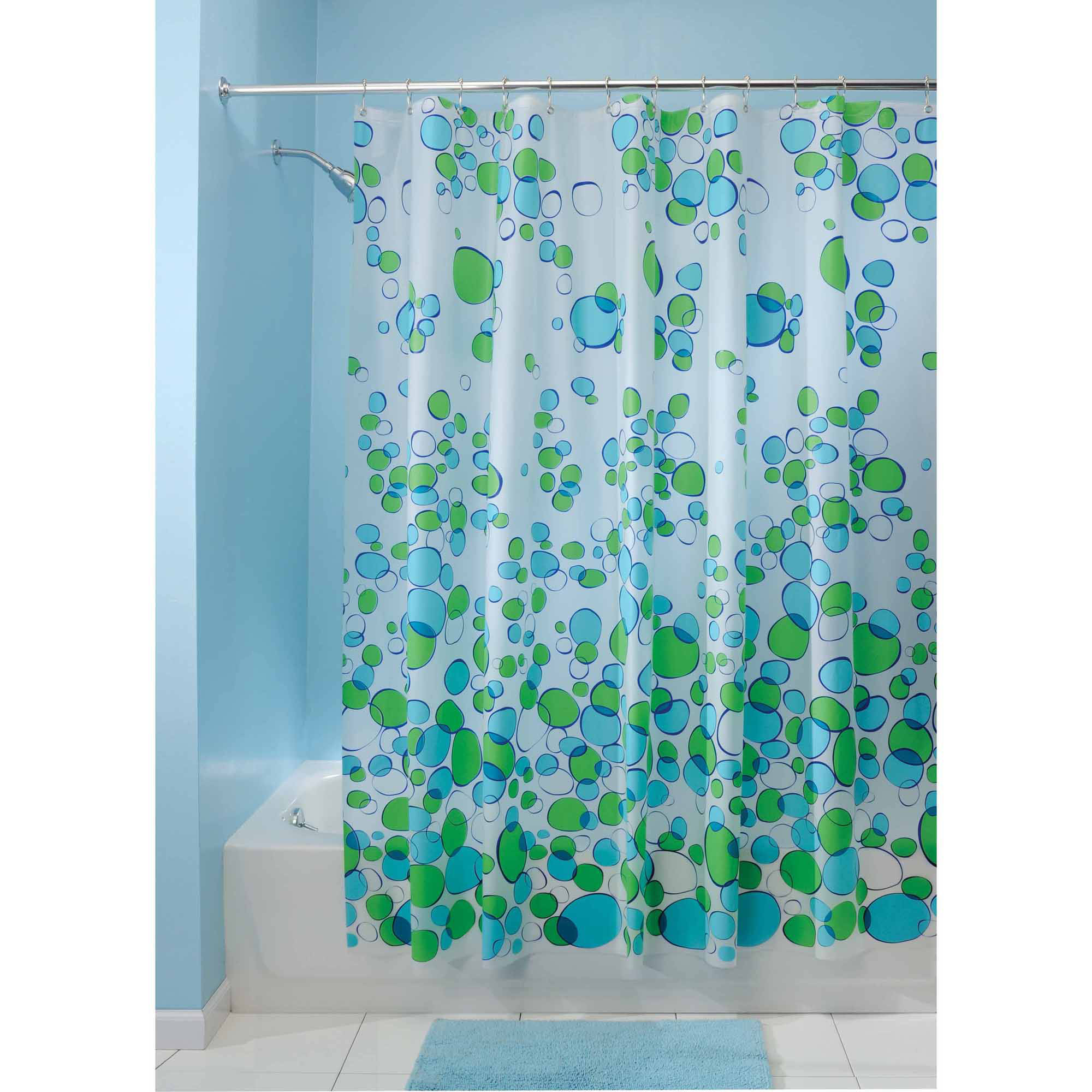 InterDesign Bubblz EVA Shower Curtain