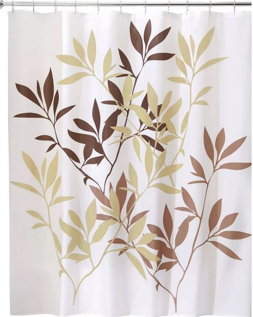 iDesign Leaves Shower Curtain