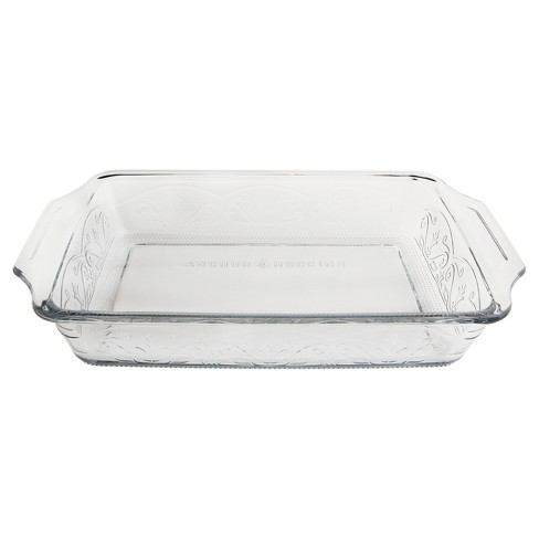 AH LAUREL BAKE DISH CLEAR 3QT