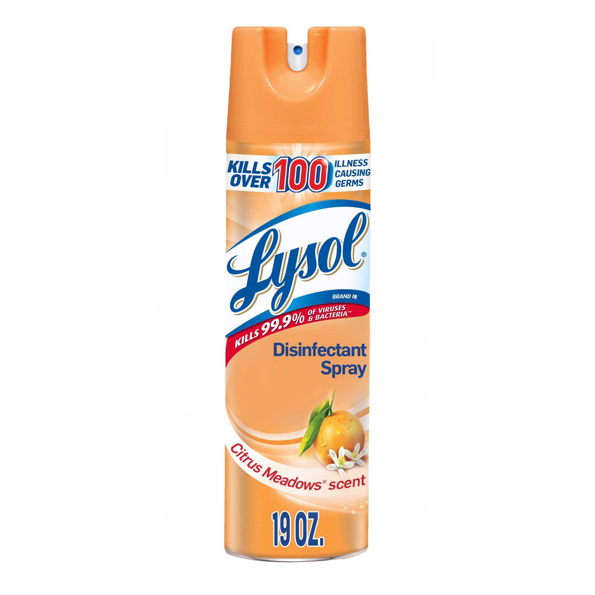 Lysol Disinfectant Spray, Citrus Meadows, 19oz