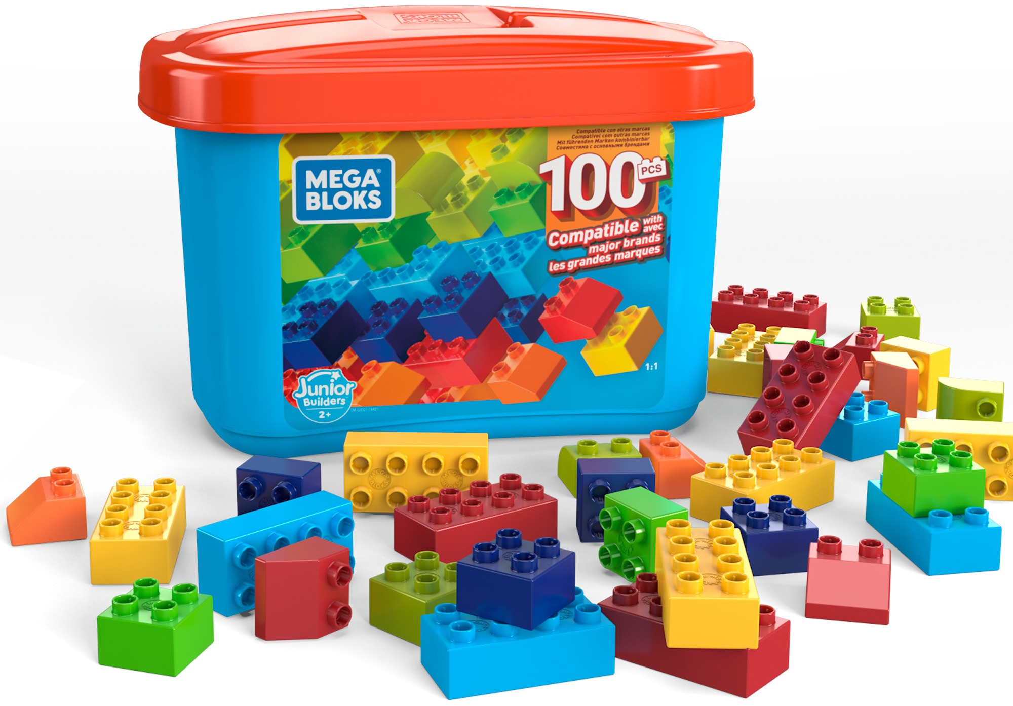 Mega Bloks Mini Bulk Tub, 100pc