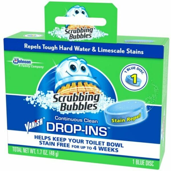 Scrubbing Bubbles DROP-INS 00191 Toilet Bowl Cleaner, 1.7 oz Pack