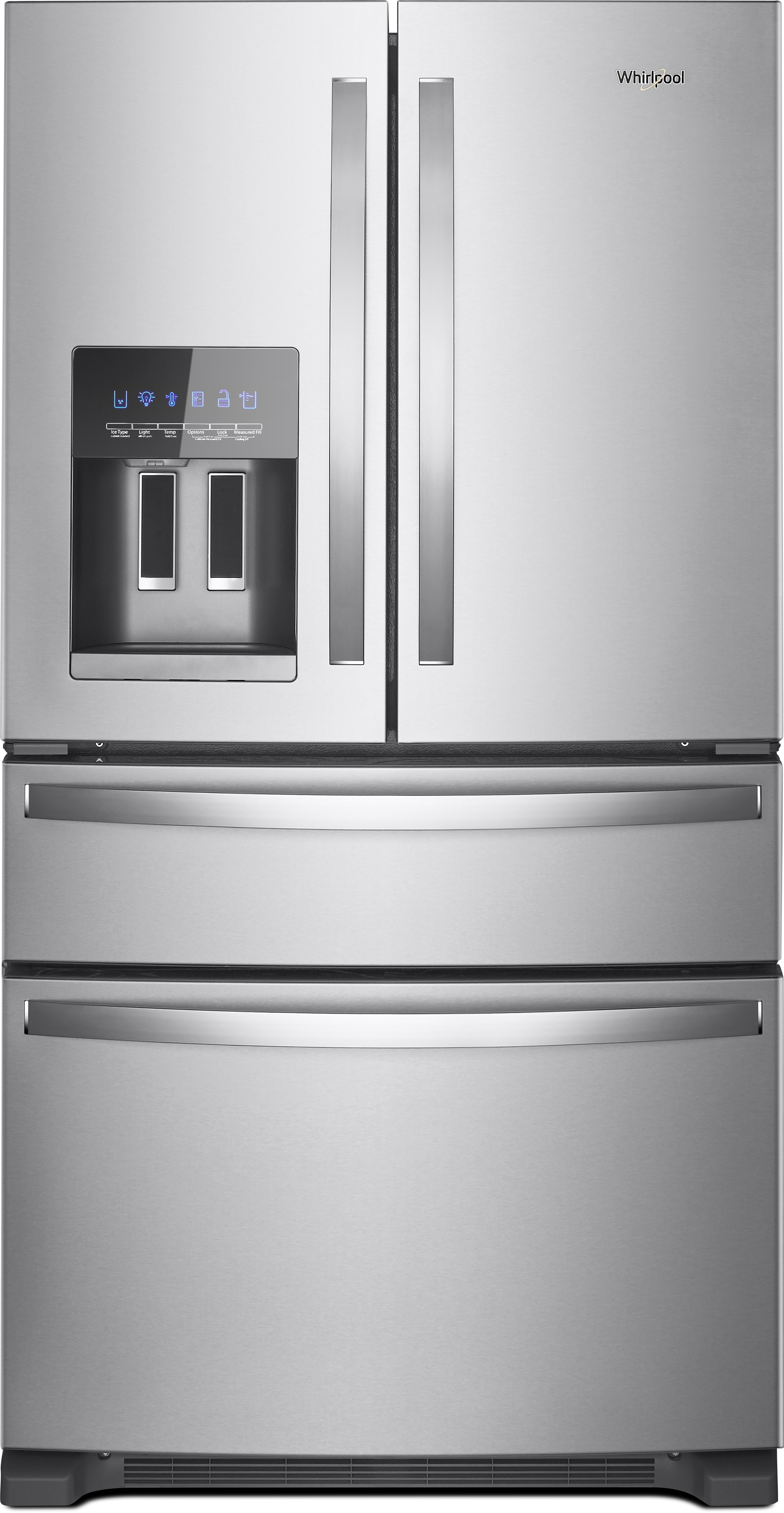 Whirlpool 24.5 cu ft 4-Door French Door Refrigerator with Ice Maker |