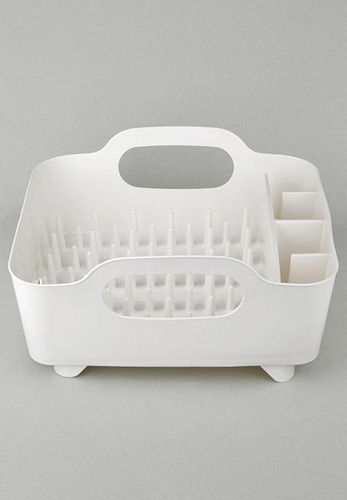 TUB DISH RACK WHITE