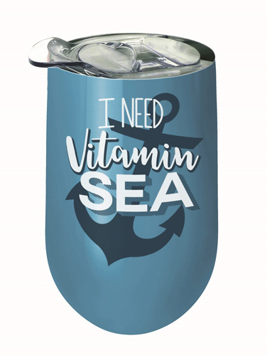 WINE TUMBLERS SS VITAMIN SEA