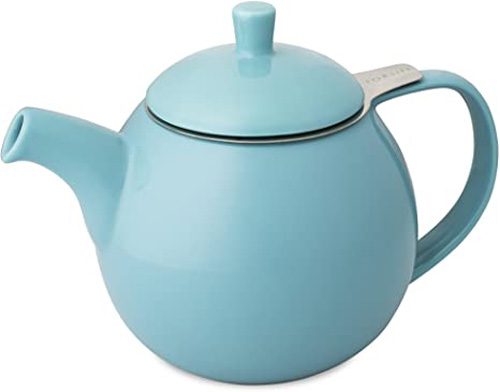 TEA FOR ONE W/INFUSER TURQUOISE