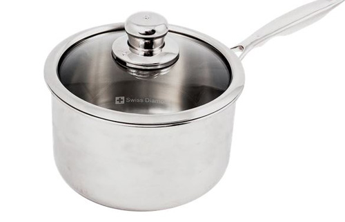 SWISS PREMIUM CLAD SAUCE PAN 3.7