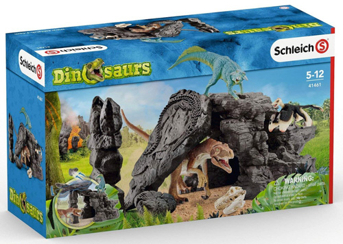 DINO SET WITH CAVE