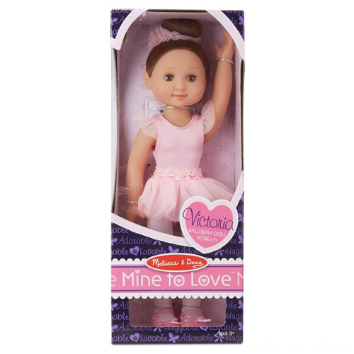 VICTORIA 14" BALLERINA DOLL