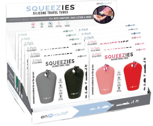 SQUEEZI SILICONE TRAVEL TUBES 2P