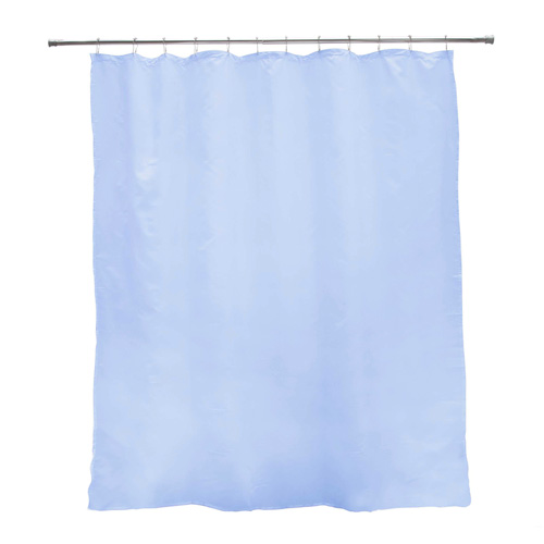 PEVA SHOWER LINER LIT BLUE