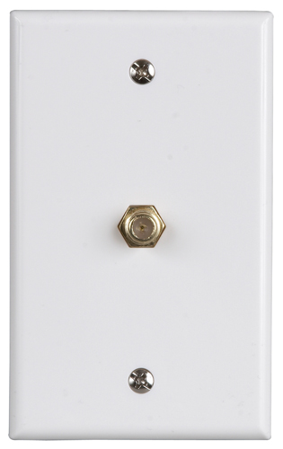 Zenith VW1001WJ1W Wallplate, White