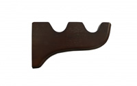 WOOD TREND DBL BRACKET D.CHOCO