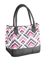 VIENNA BAG - MAGENTA STRIPE WEAV