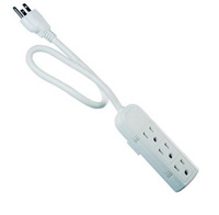 POWER STRIP 3OL 1.5' CORD