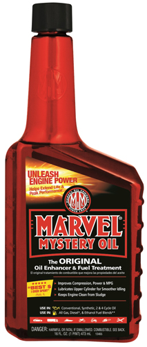 Marvel Mystery Oil MM12R Lubricant Oil, Wintergreen Mint, 16 oz Bottle