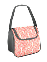 COSTA MESA BAG CORAL IKAT DAMASK