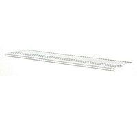 ClosetMaid SuperSlide 4735 Wire Shelf, 70 lb Weight Capacity, 16 in L, 72 in