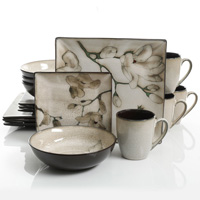 CLARICE 16PC SQ DINNER SET CREAM