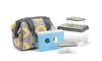 CHARLOTTE LUNCH BAG YELLOW GREY