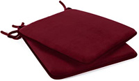 CHAIR PAD BURGUNDY 2PK