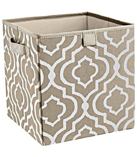 CLOSETMAID STORAGE BIN GREYSTONE