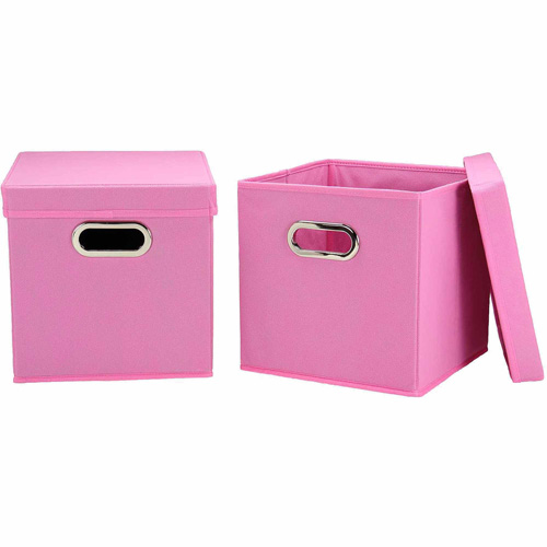 COLLAPSIBLE STORAGE CUBE 2PC PIN