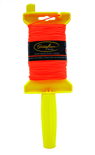 Stringliner 11706 Line Reel, 500 ft L Line, Fluorescent Orange Line