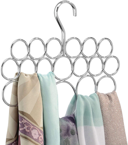 AXIS SCARF  HOLDER CHROME