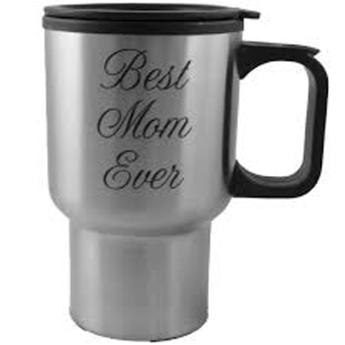 BEST MOM EVER SS MUG 14OZ