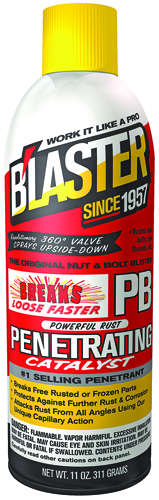 B'laster 16-PB Penetrant, 11 oz Aerosol Can