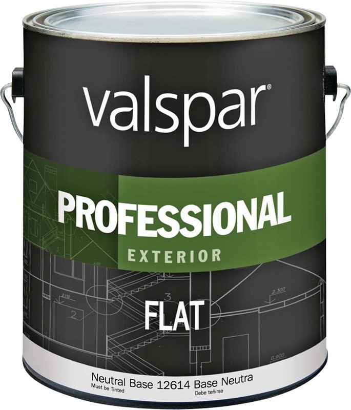 Departments Valspar 12614 Professional Exterior House Paint, Neutral