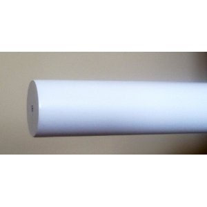 KIRSCH 6FT WOOD POLE   1-3/8 WHT