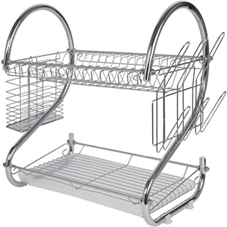 DH 2TIER S-SHAPE DISH RACK