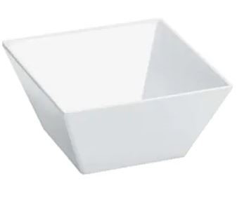 DIPPING BOWL SQUARE WHITE 5"