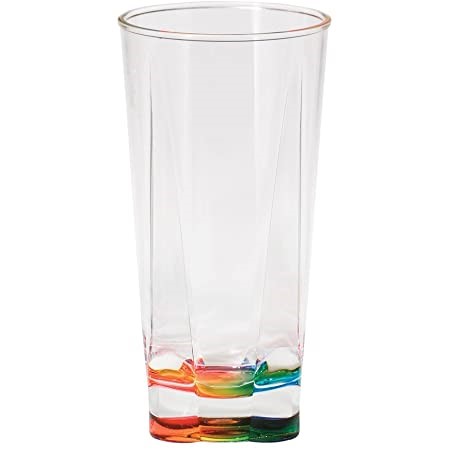 CRYSTAL TUMBLER RAINBOW 16OZ