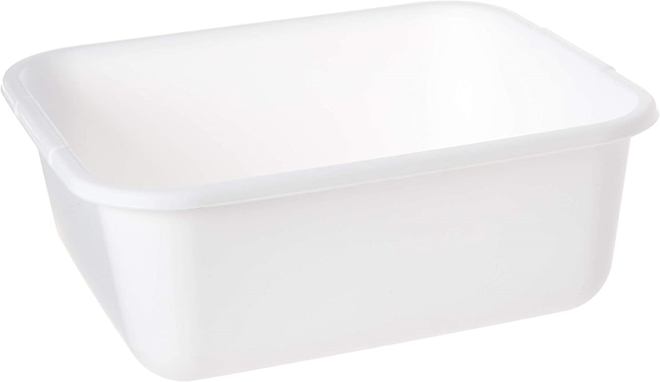 DISH PAN RECT. PLASTIC 15X12X5