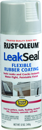RUST-OLEUM LeakSeal 267972 Flexible Sealer, 12 oz Aerosol Can